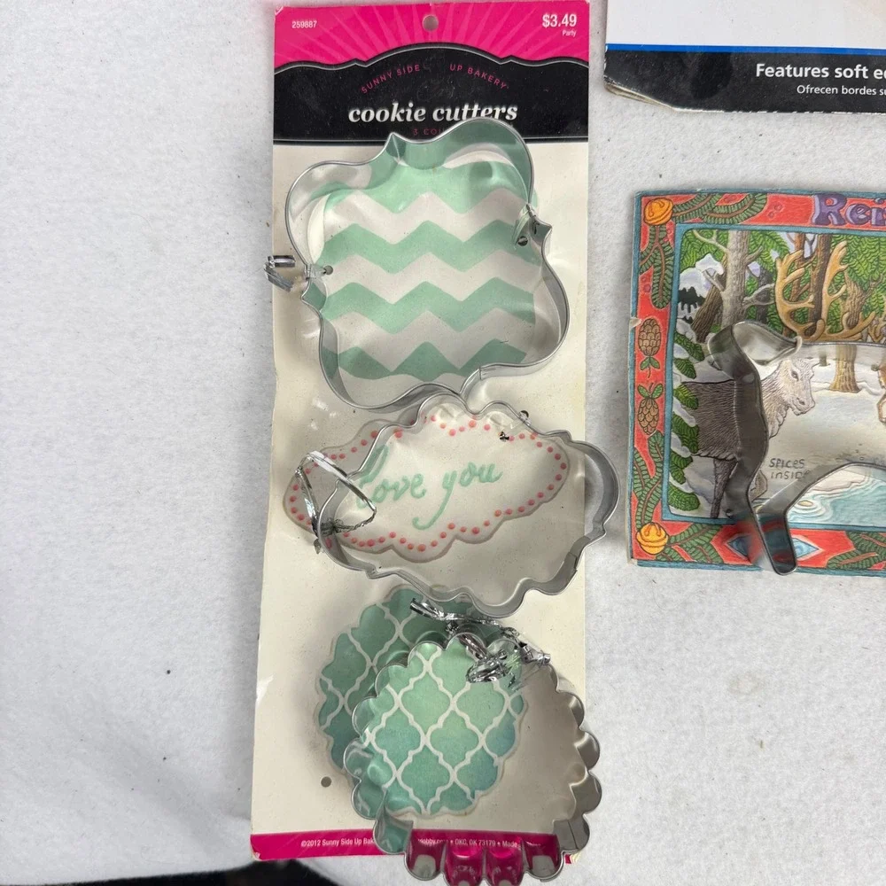 Cookie Cutter Rose Candy Chocolate Mold Set OS Baking Biscuit Cutter Bundle